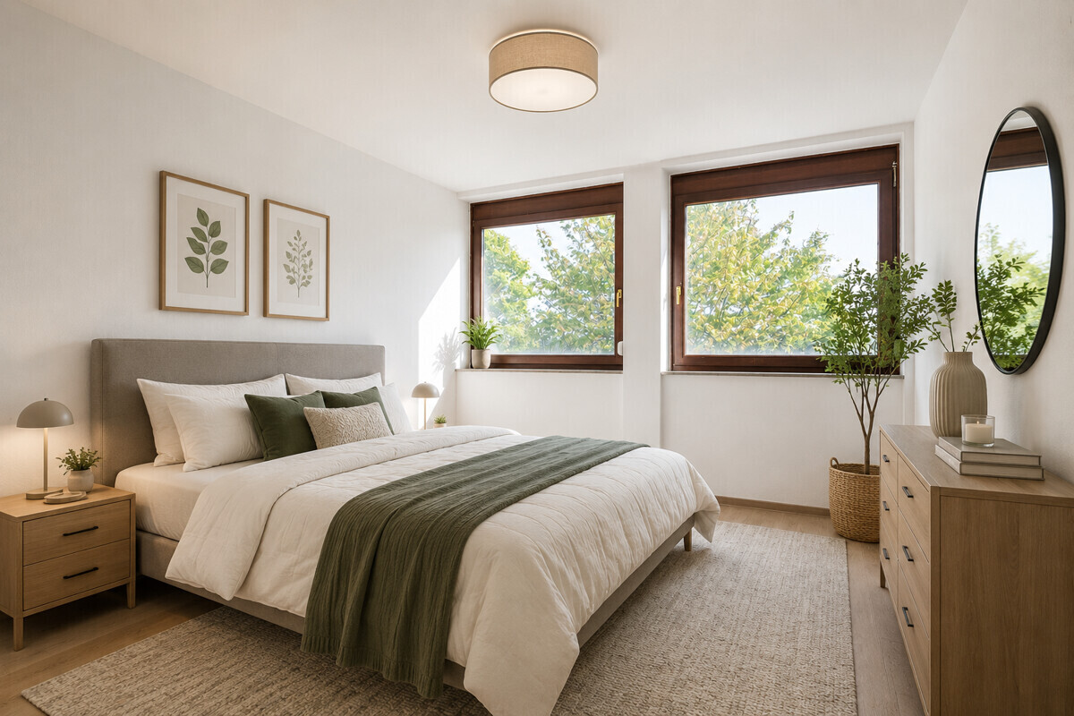 Schlafzimmer 1 - KI Visualisierung