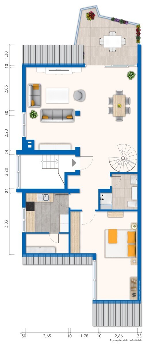 Grundriss 1. Obergeschoss
