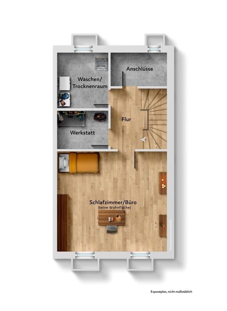Grundriss / Skizze KG