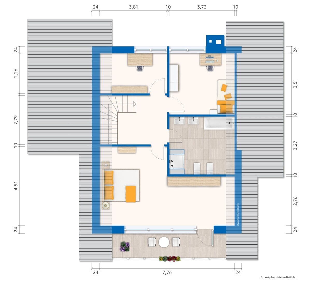 Grundriss / Skizze DG