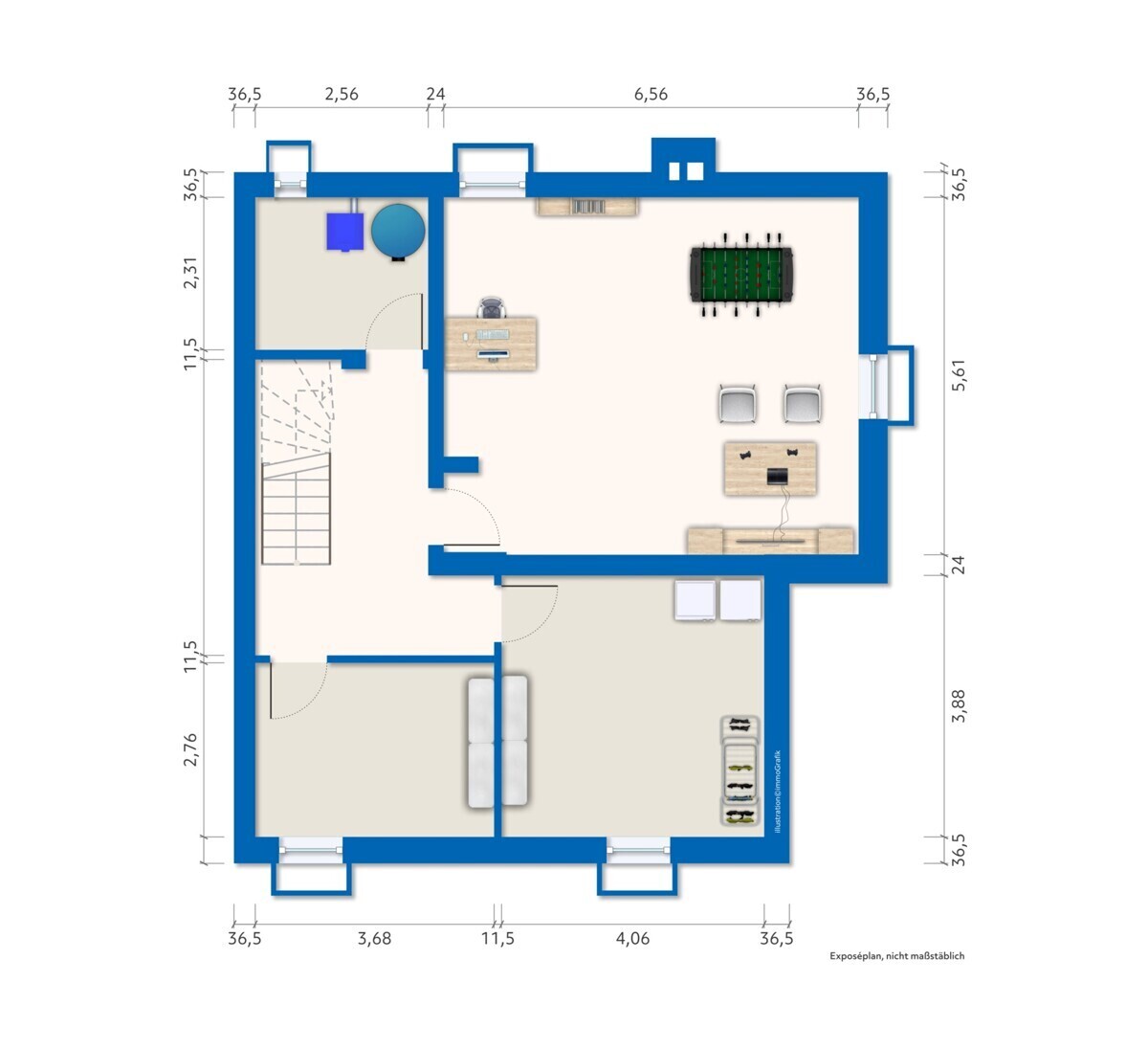 Grundriss / Skizze KG