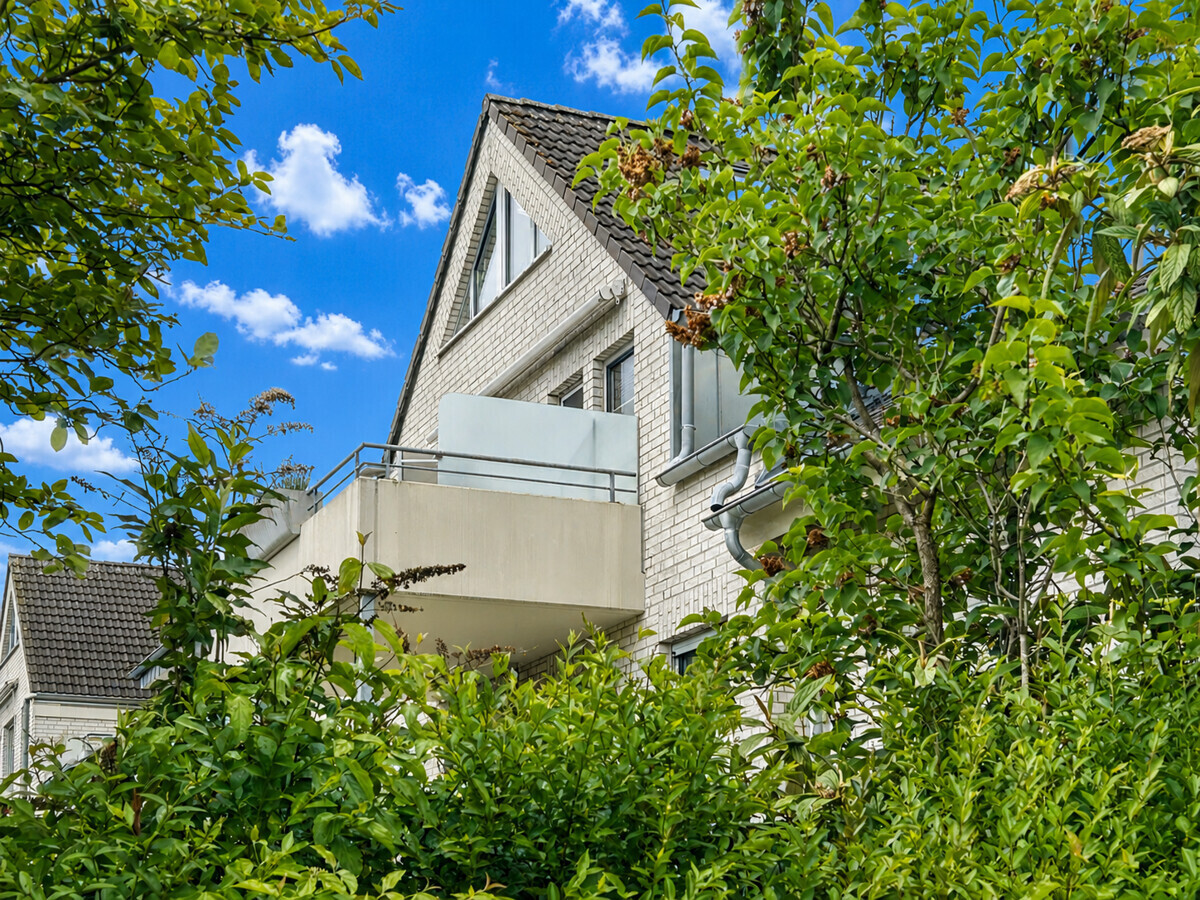 Rückseite / Lage Balkon