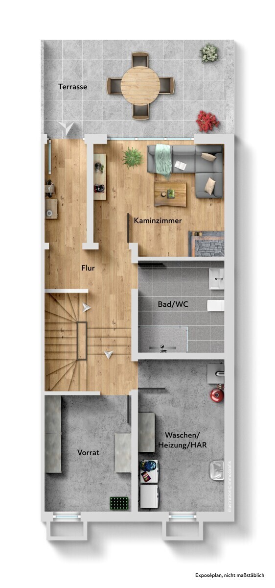 Grundriss / Skizze UG