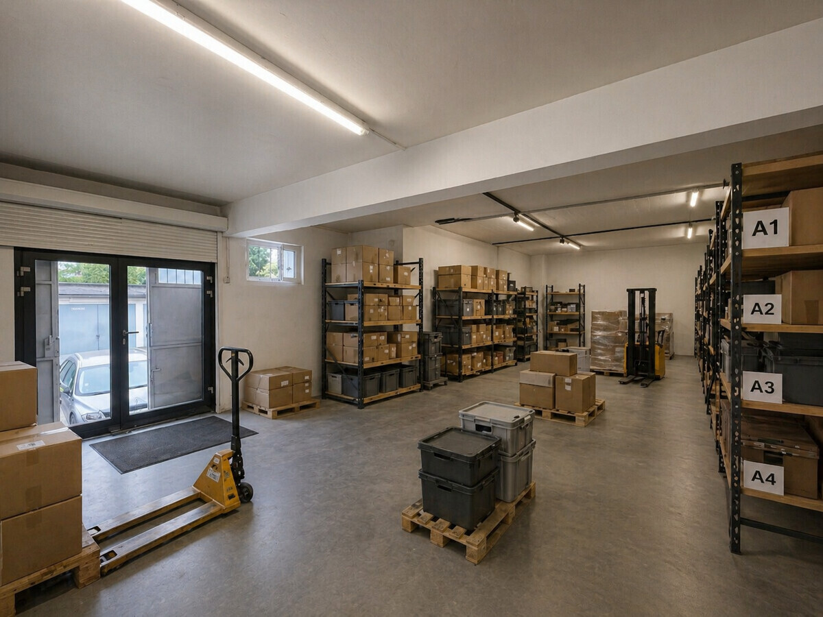 Visualisierung Büro- / Lagerfläche
