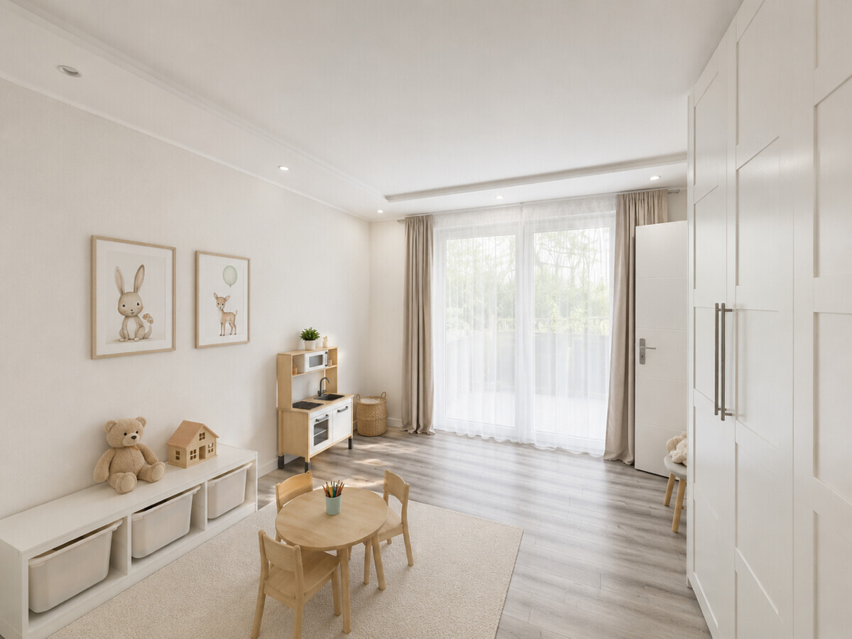 Schlafzimmer 1 (virtuelle Möblierung)