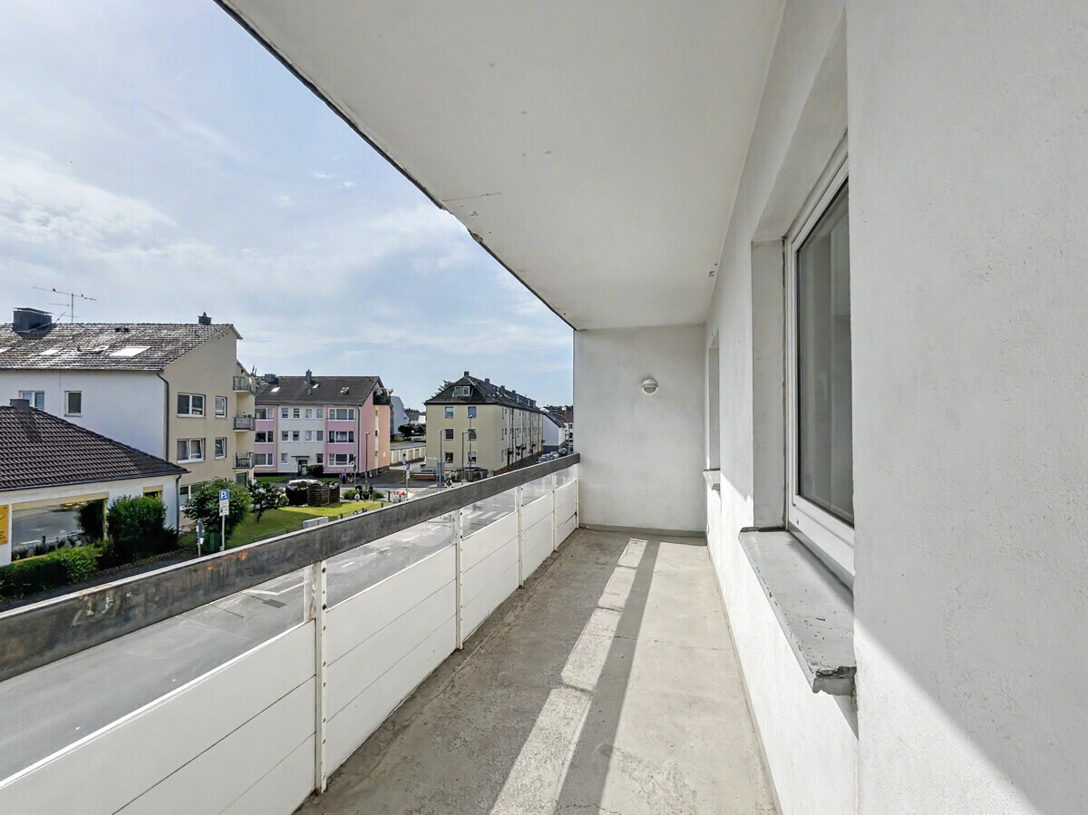 Überdachter Balkon