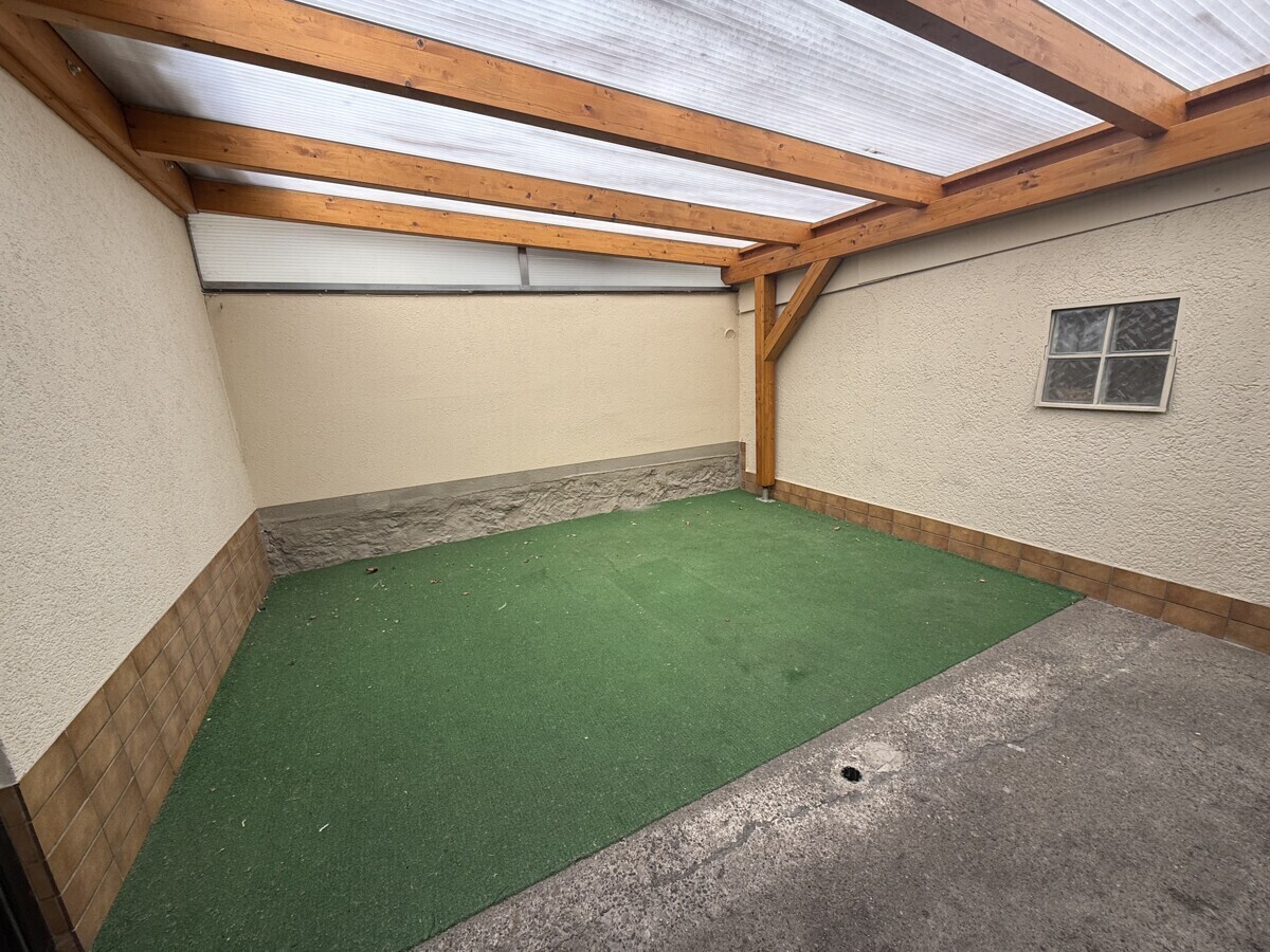 Überdachte Terrasse