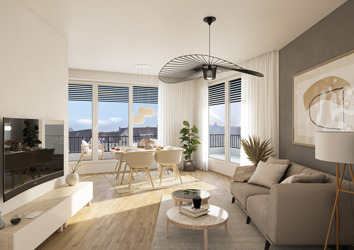 Unverbindliche Illustration Wohnzimmer