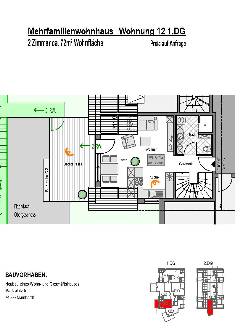 Wohnung Nr. 12 / 1. Dachgeschoss