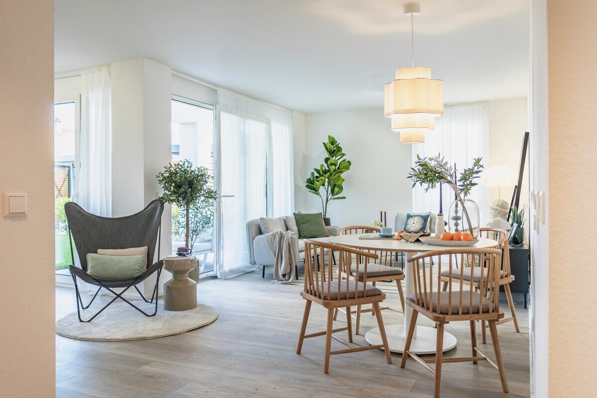 Wohnzimmer mit essbereich