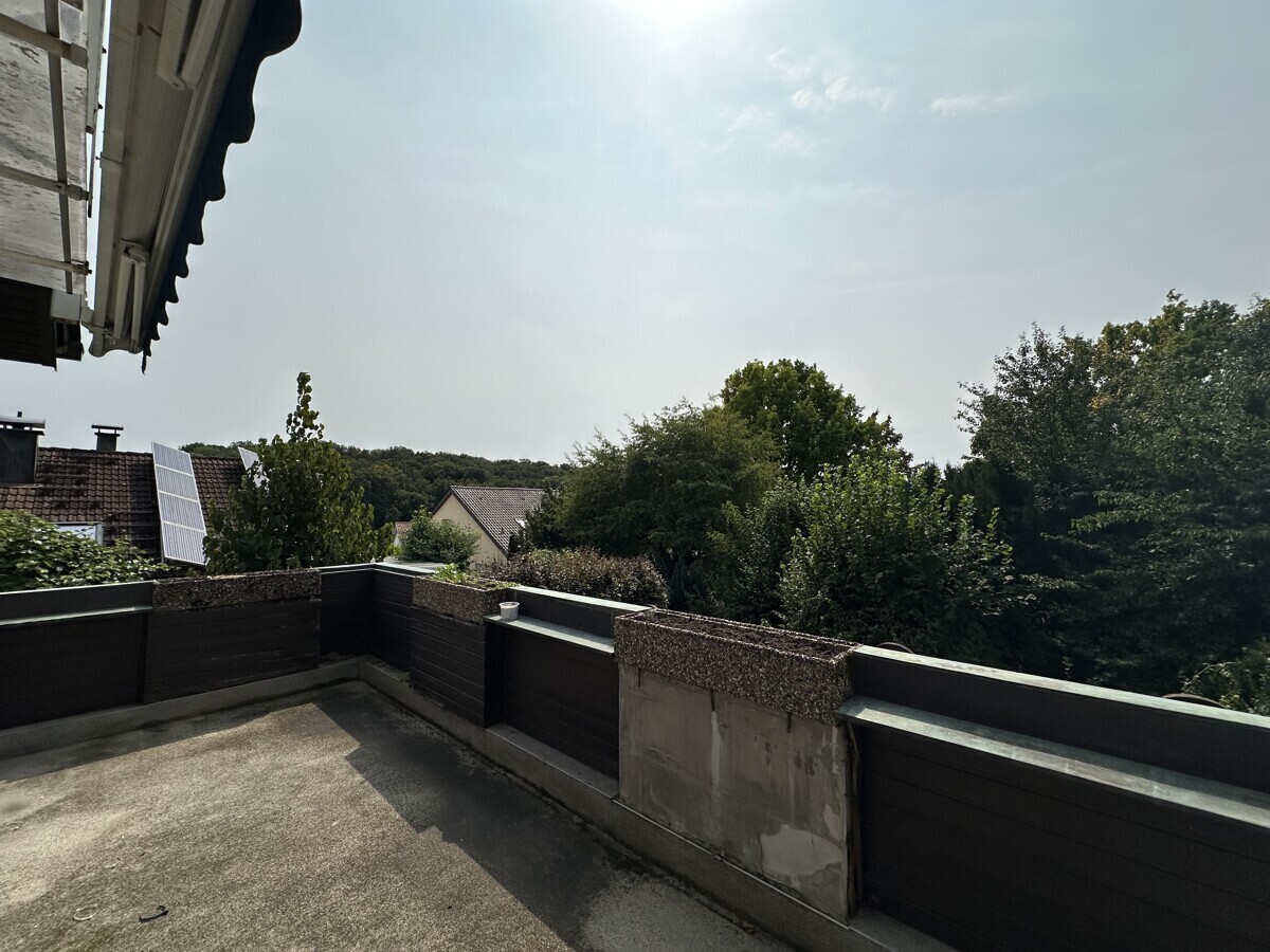 Aussicht vom Balkon