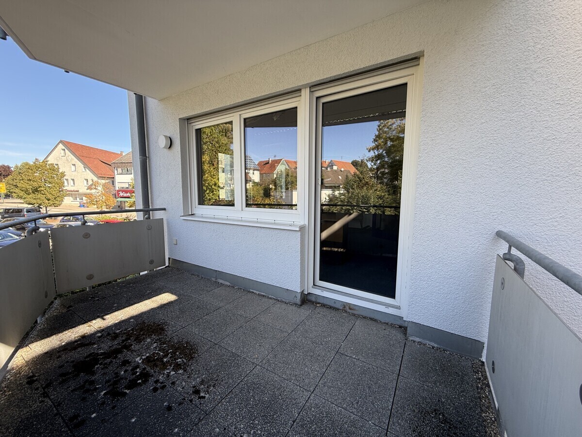 großer Balkon