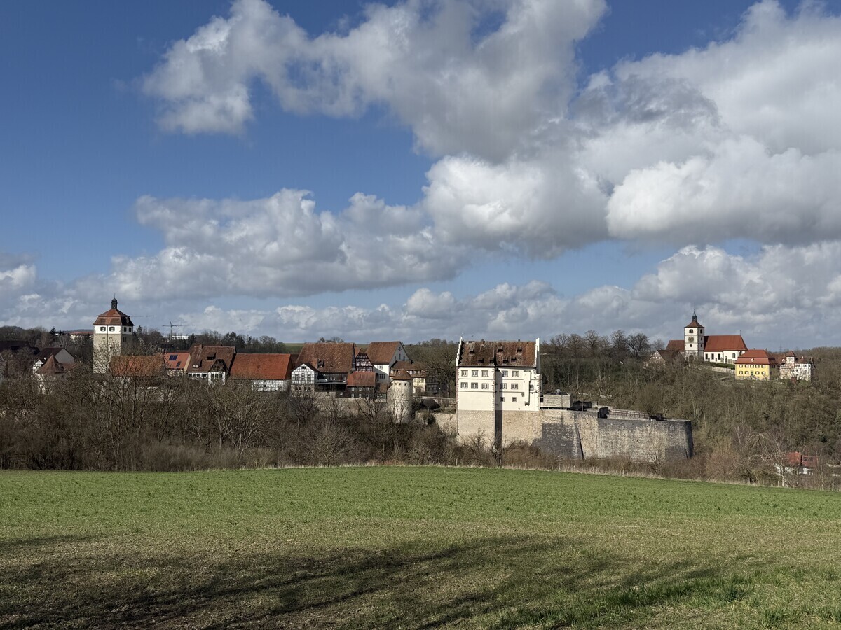 Aussicht auf das Städtle Vellberg