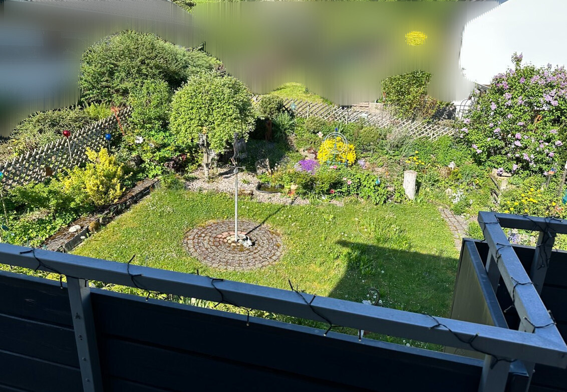 Ausblick vom Balkon