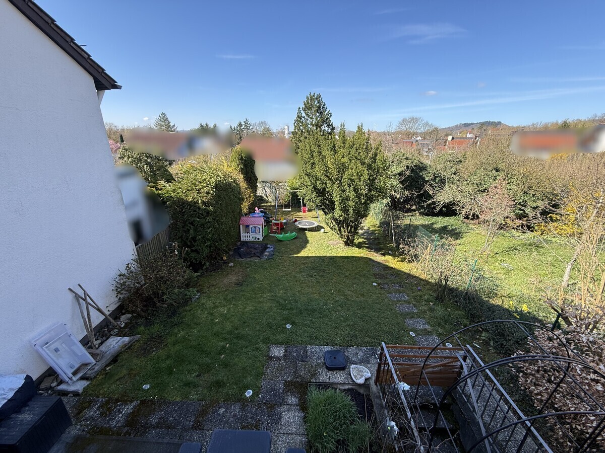 Ausblick in den Garten