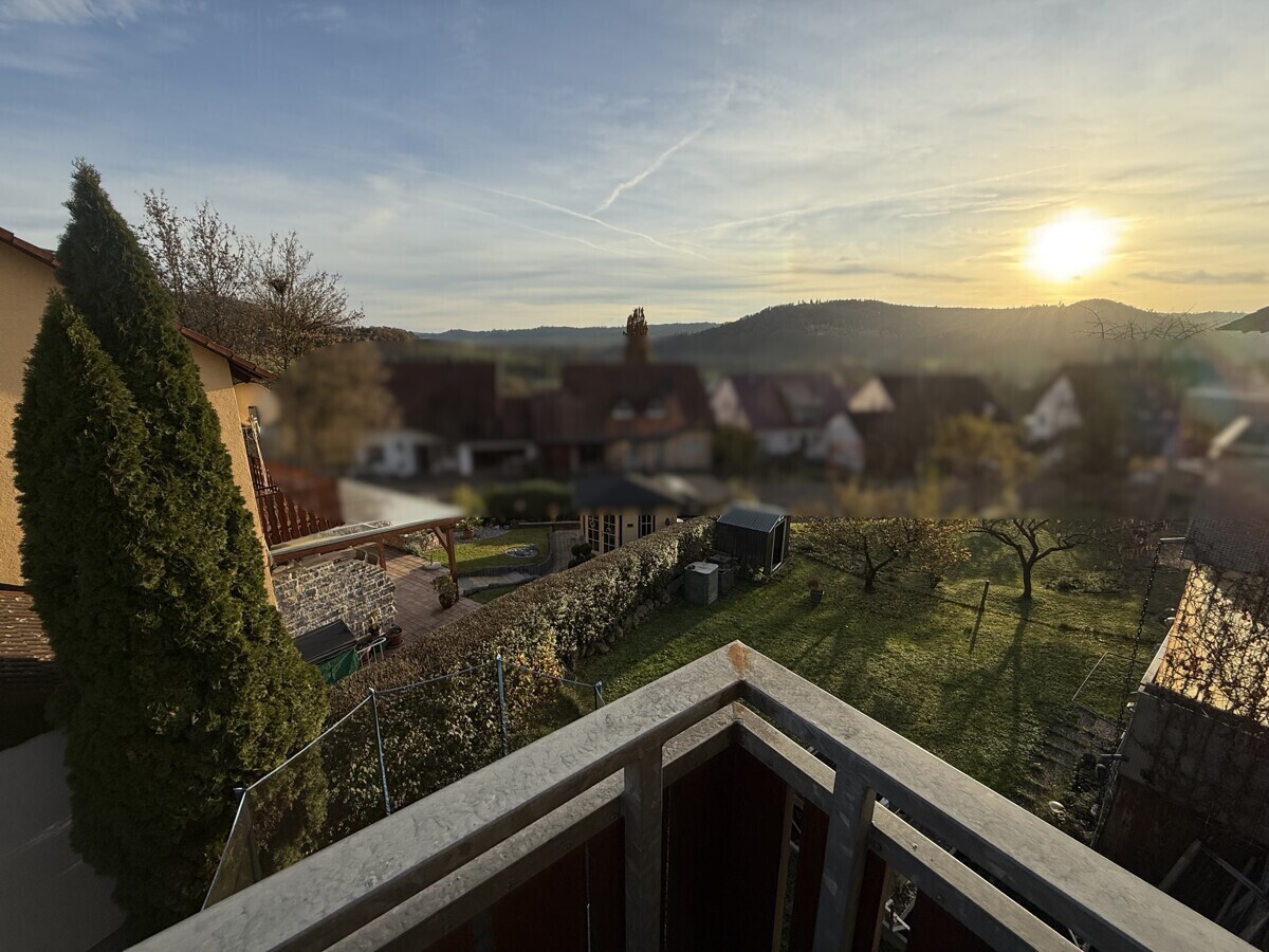 Ausblick Balkon OG 