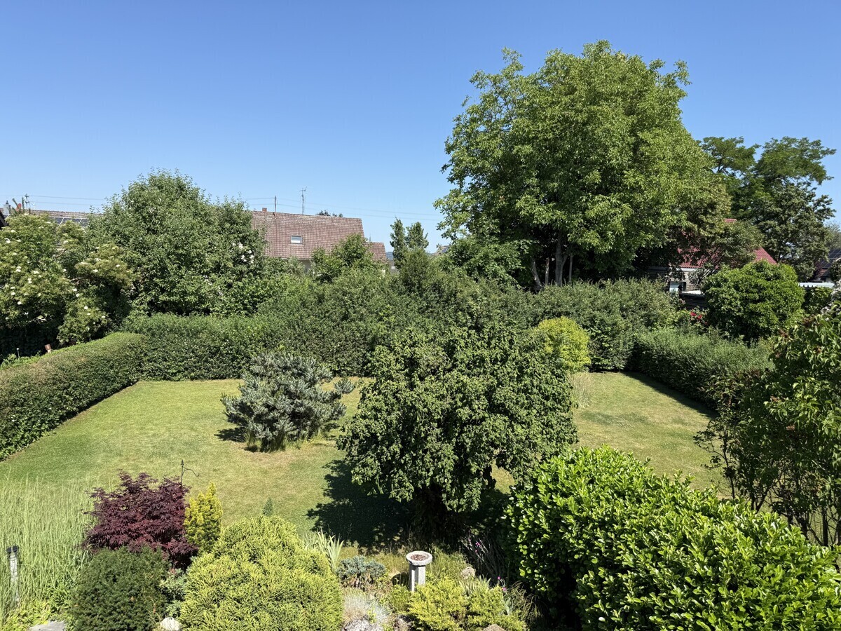 Garten von oben