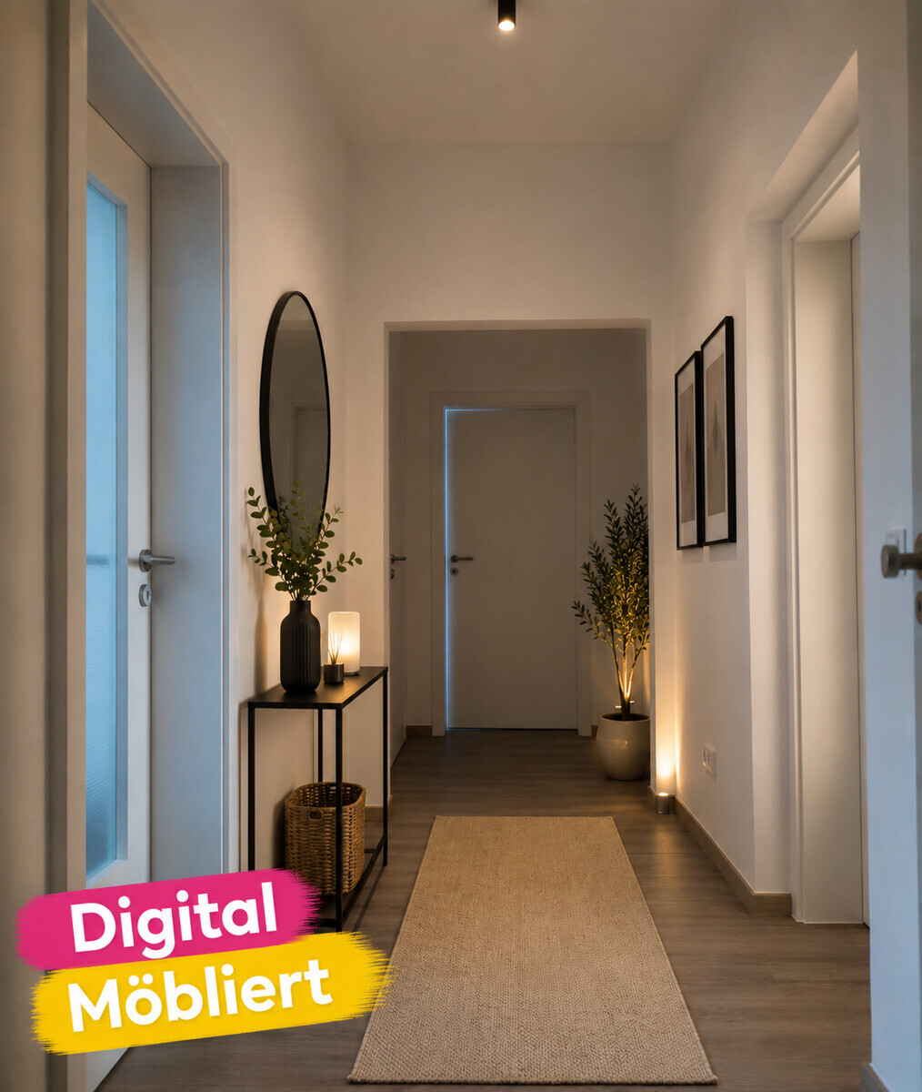 Flur Digital Möbliert