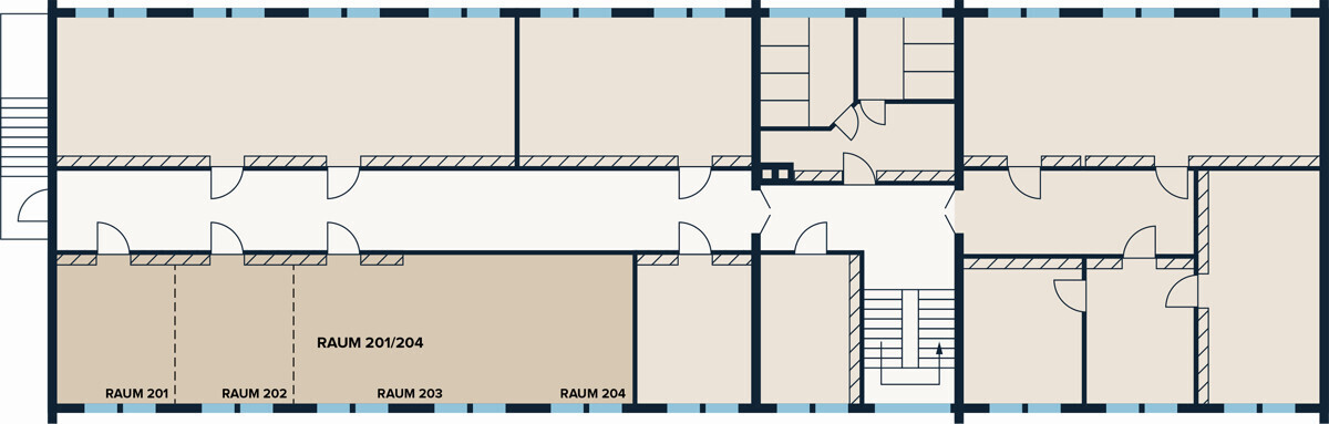 Grundriss 201-204