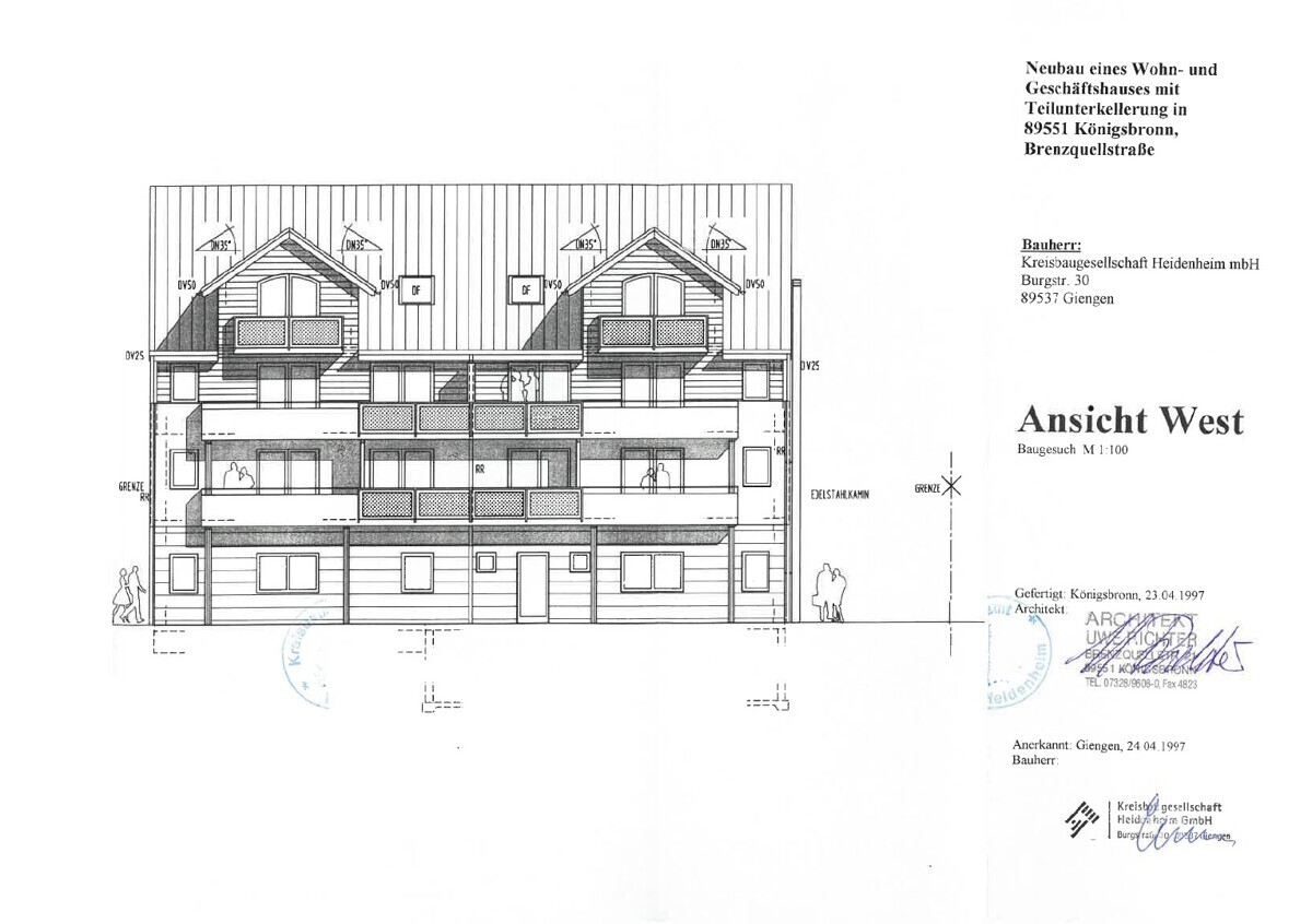 Ansicht Westen