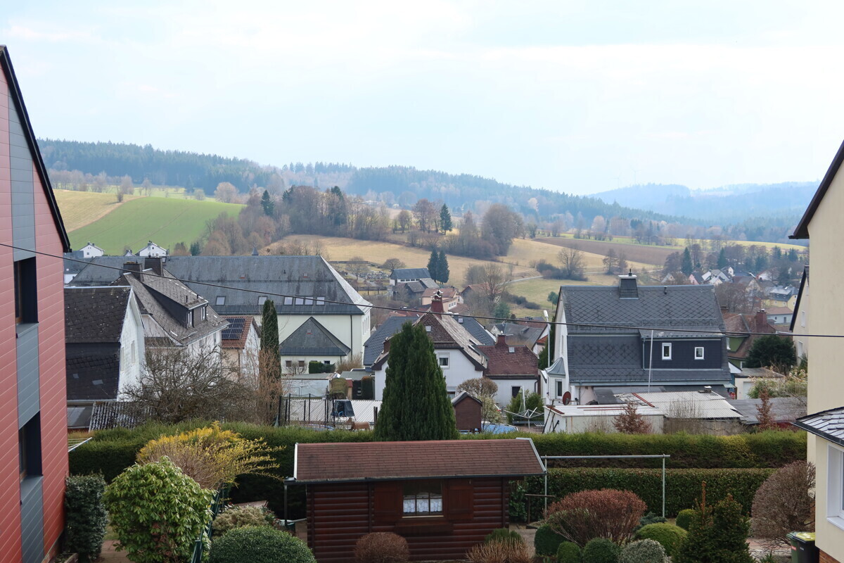 Blick vom Balkon
