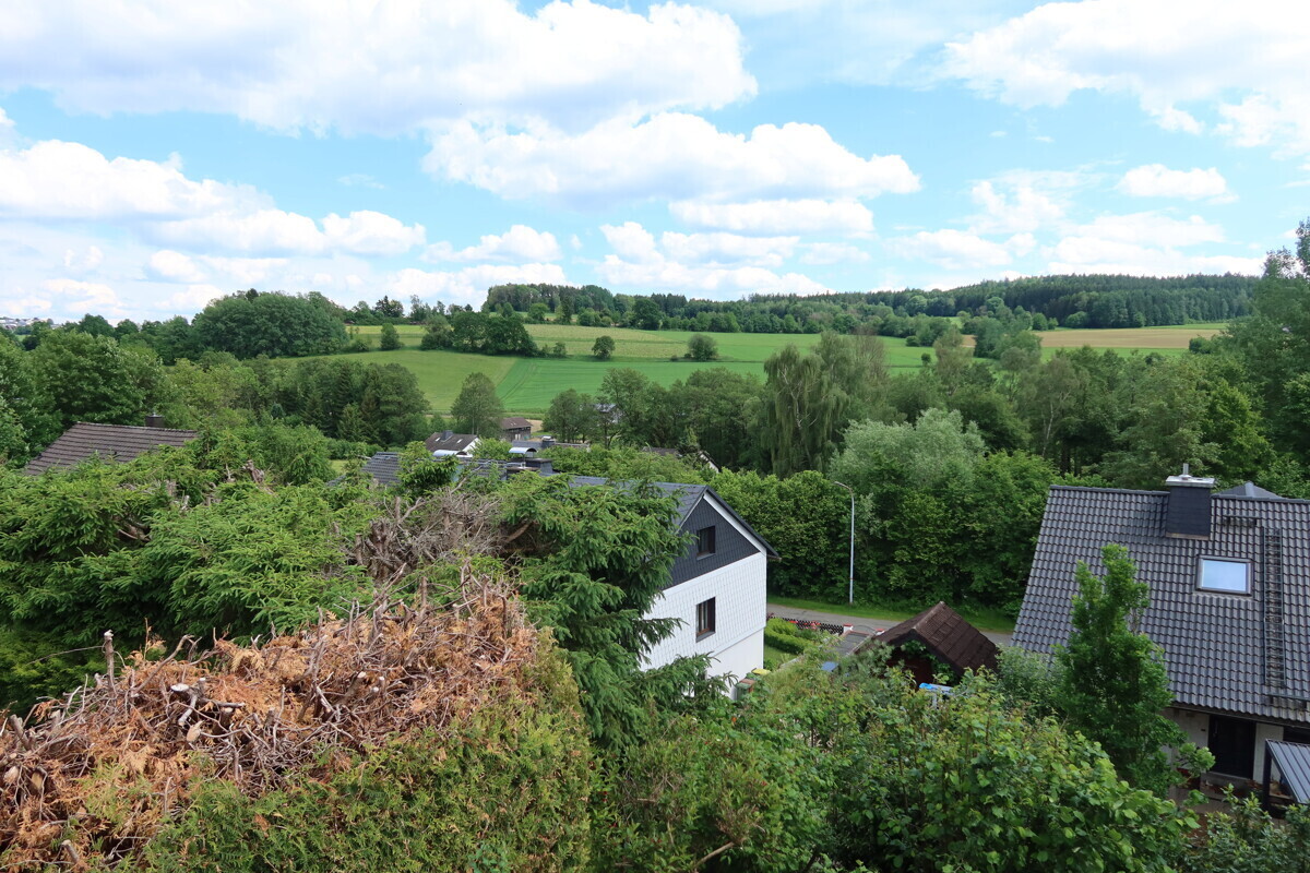 Blick ins Fichtelgebirge