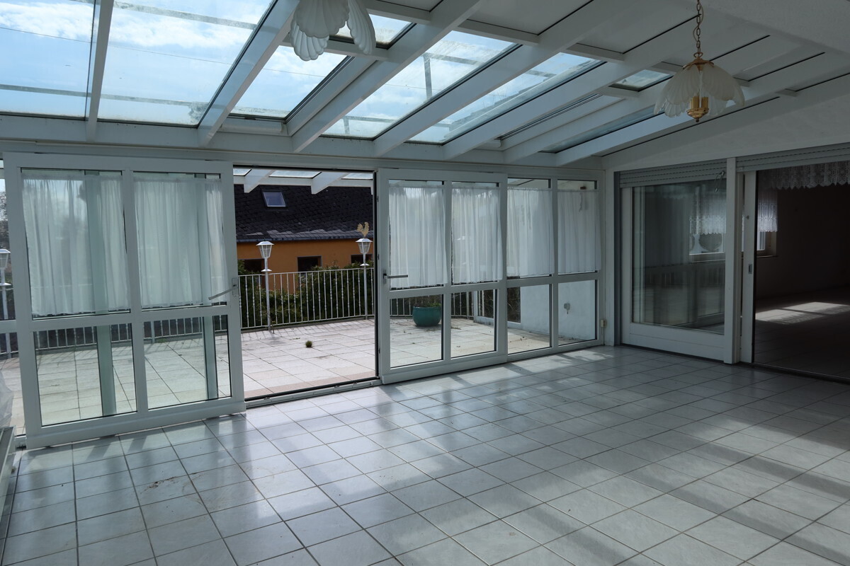Wintergarten und Terrasse