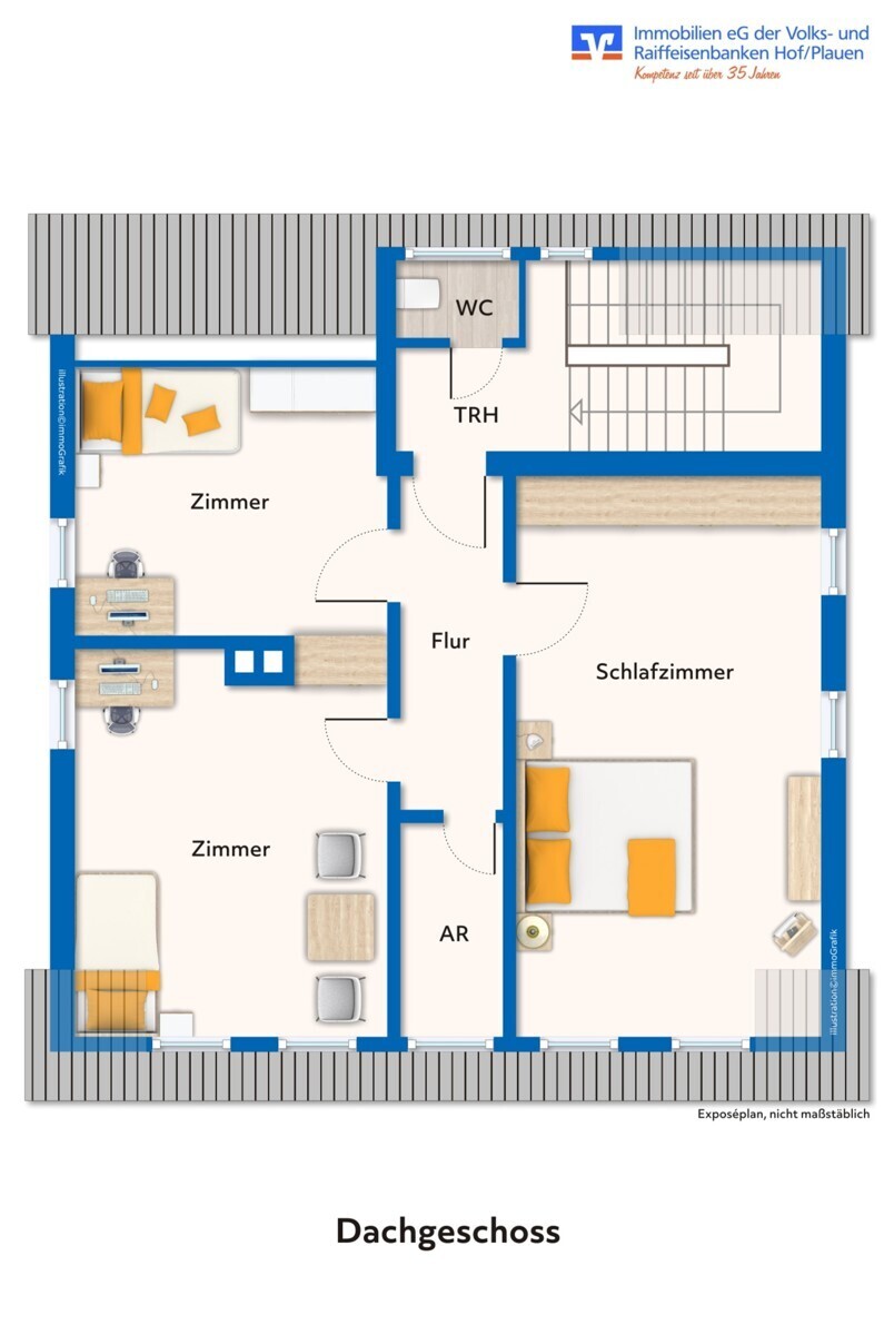 Dachgeschoss Haus 2