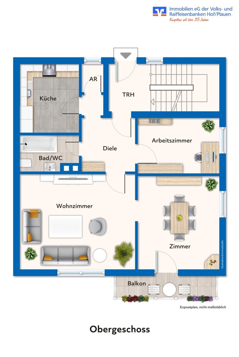 Obergeschoss Haus 2