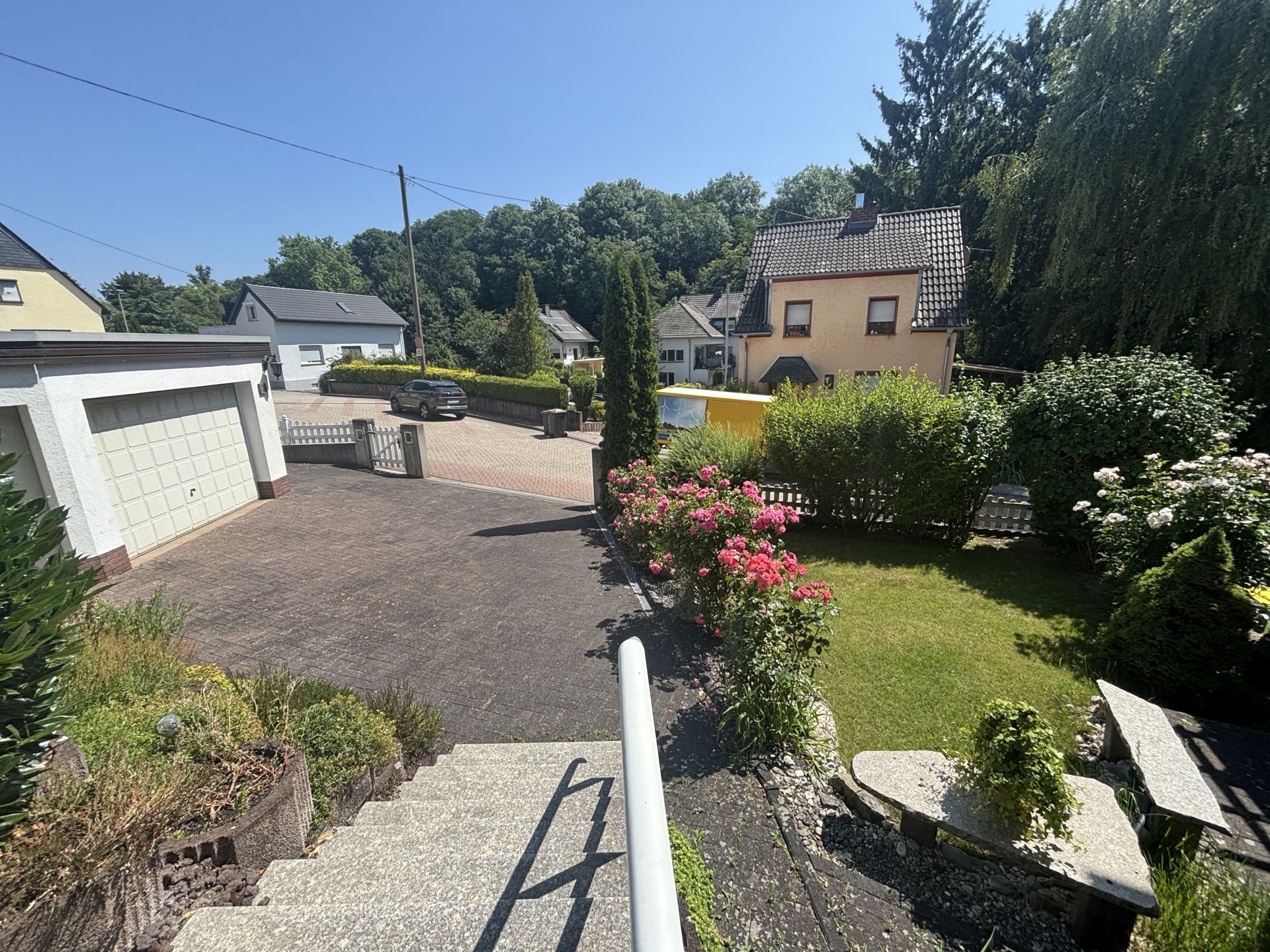 Blick aus der Haustür