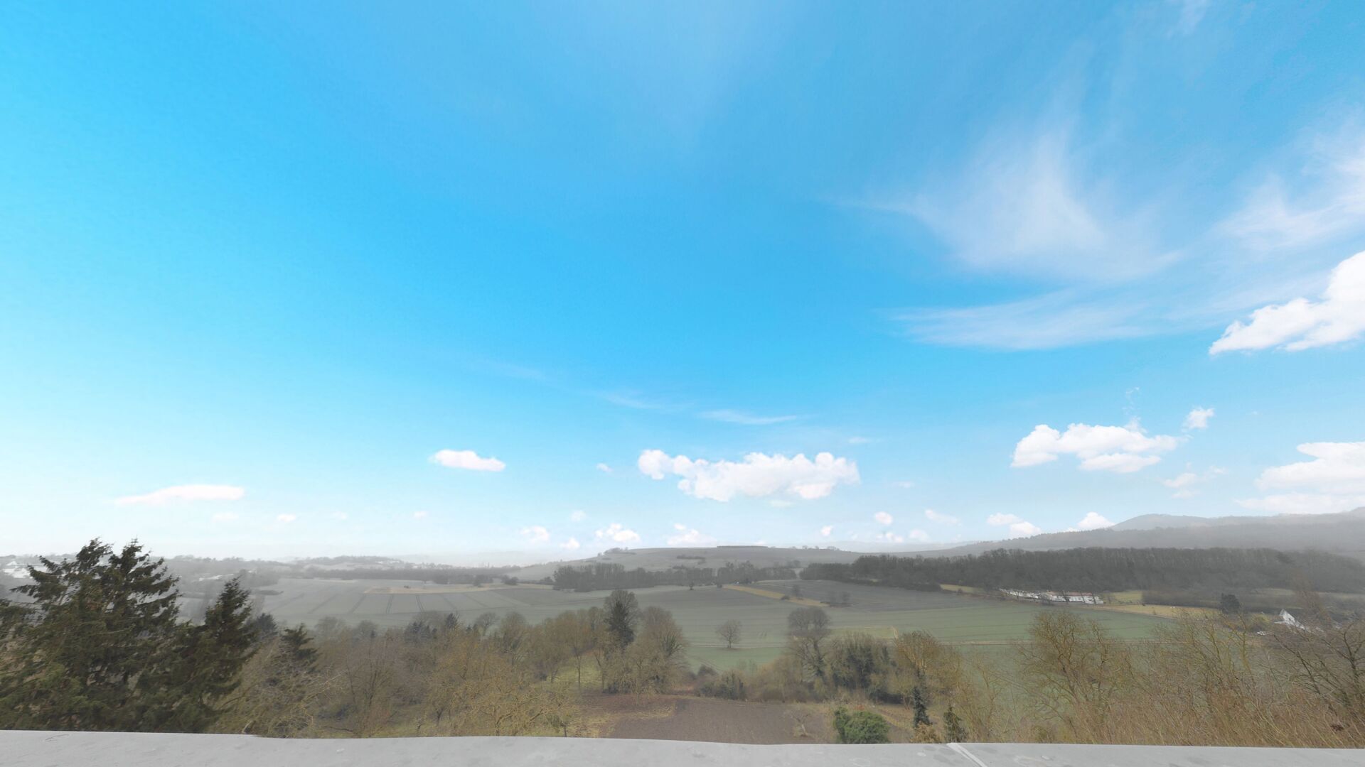 Ausblick Balkon EG