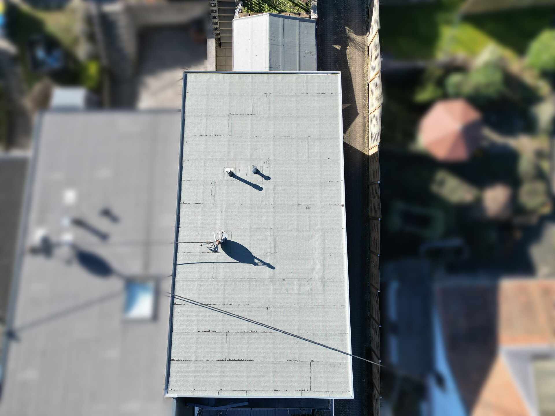 Ansicht aufs Dach