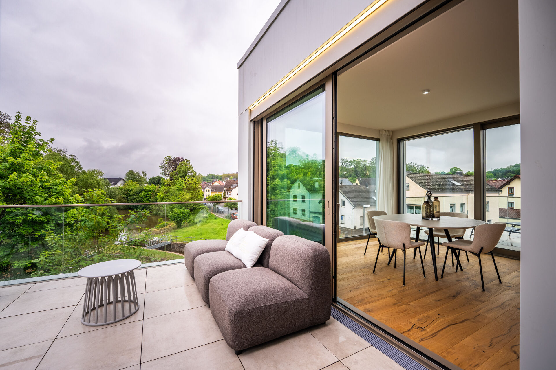 Dachterrasse zur Wied