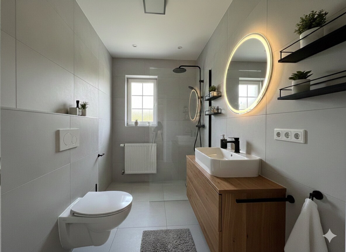 KI-generiert Badezimmer