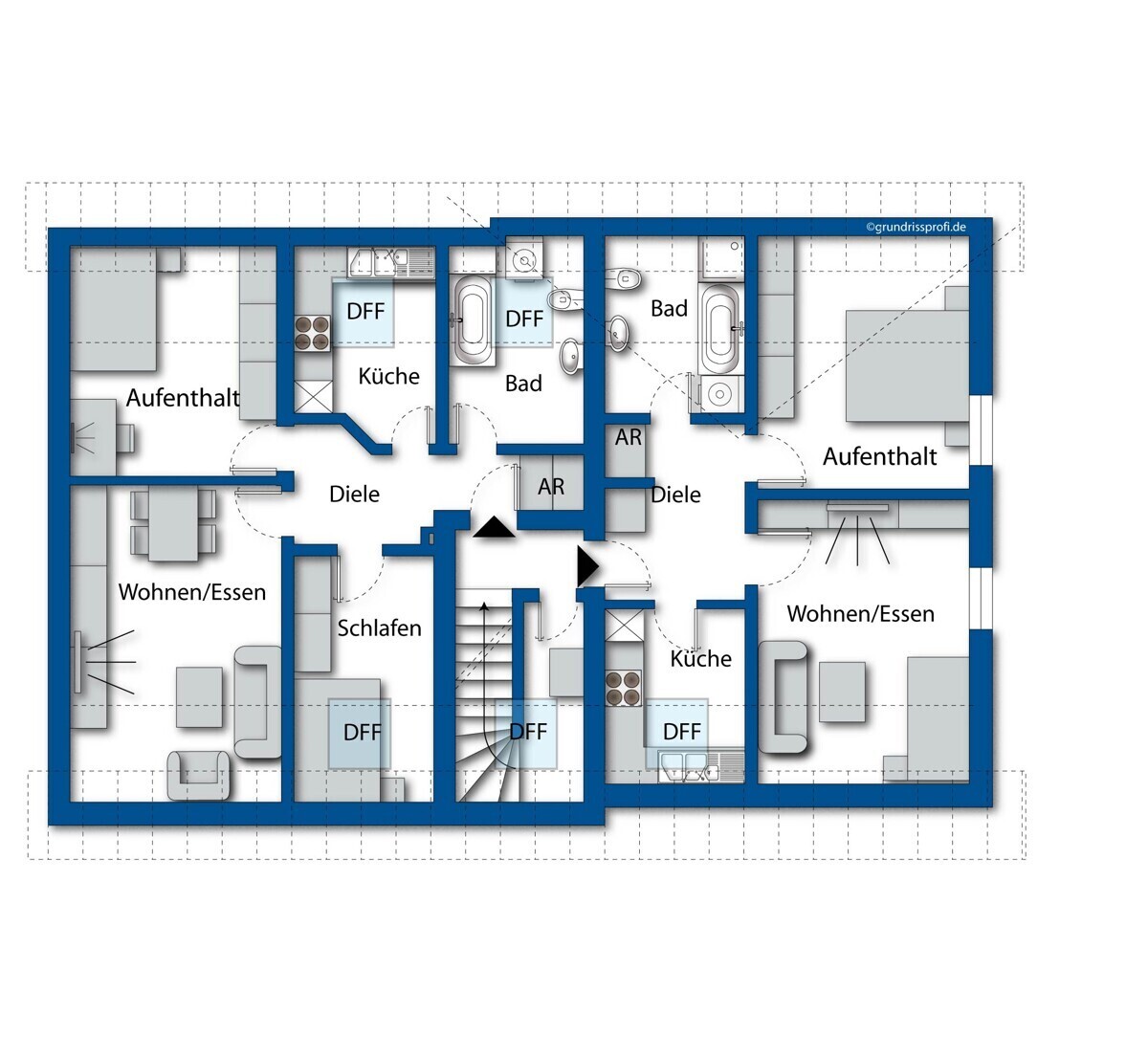 Dachgeschoss - Haus B