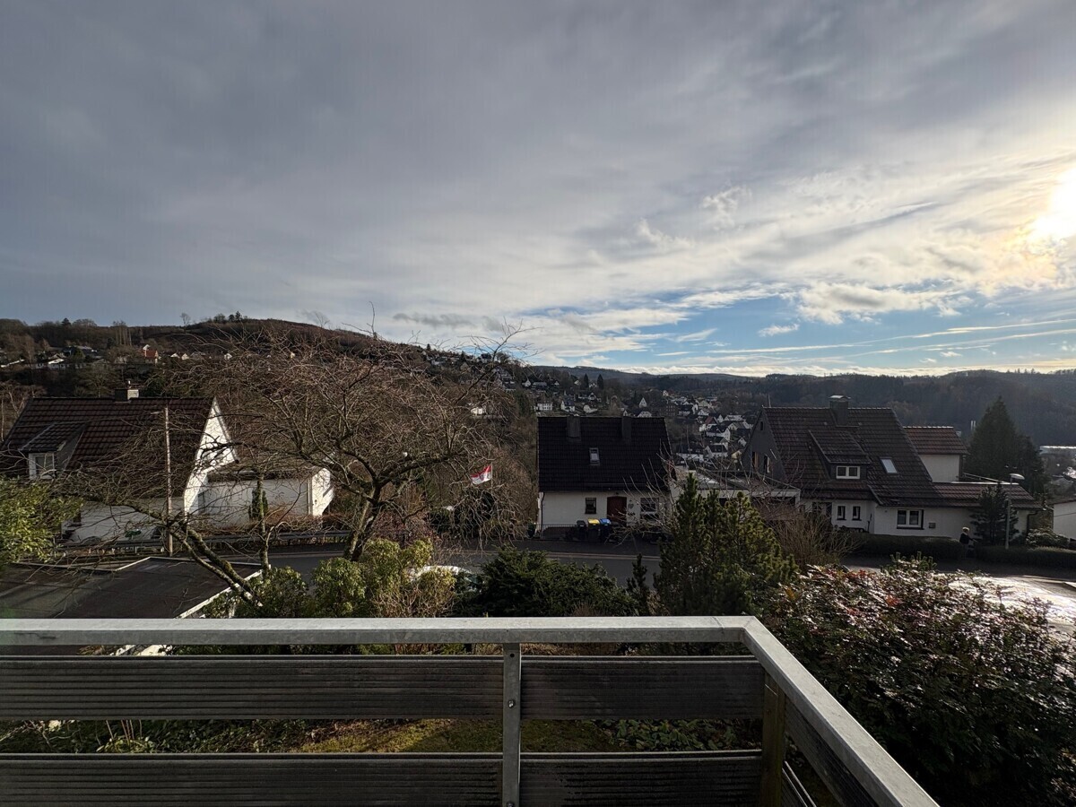 Ausblick vom Balkon