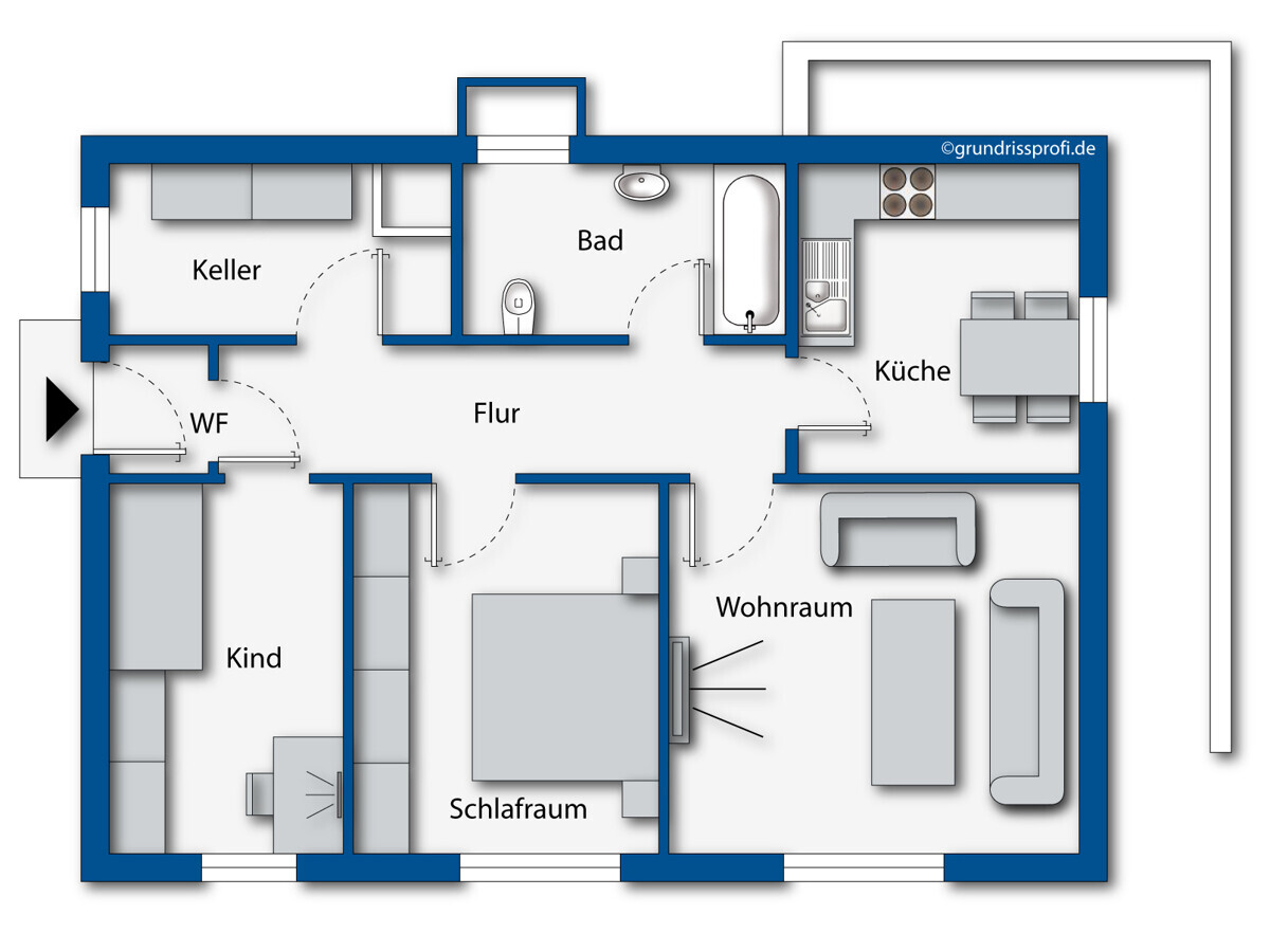Grundriss Unterschoss