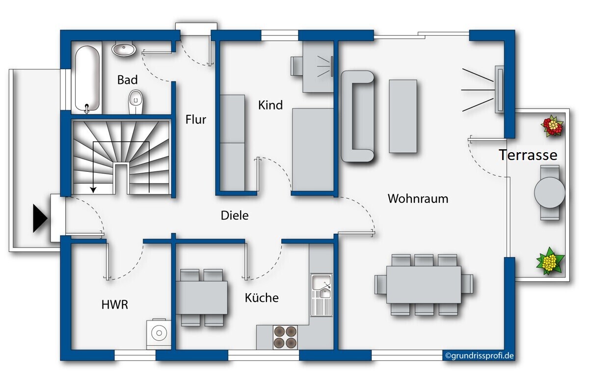 Grundriss Erdgeschoss