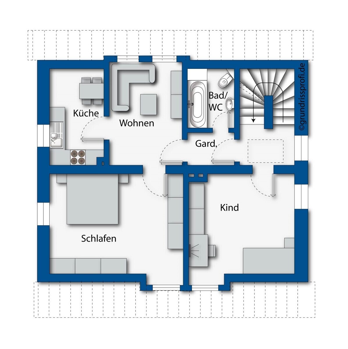 Grundriss Dachgeschoss