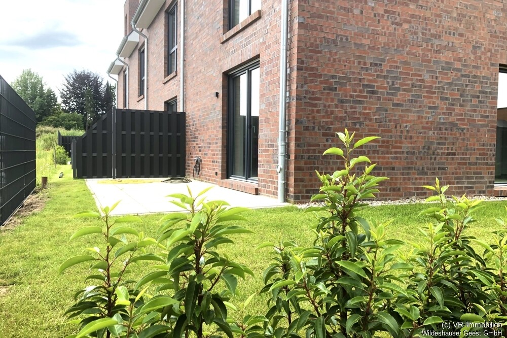 Blick auf die Terrasse.