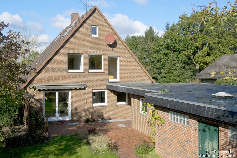 Giebelansicht Garten