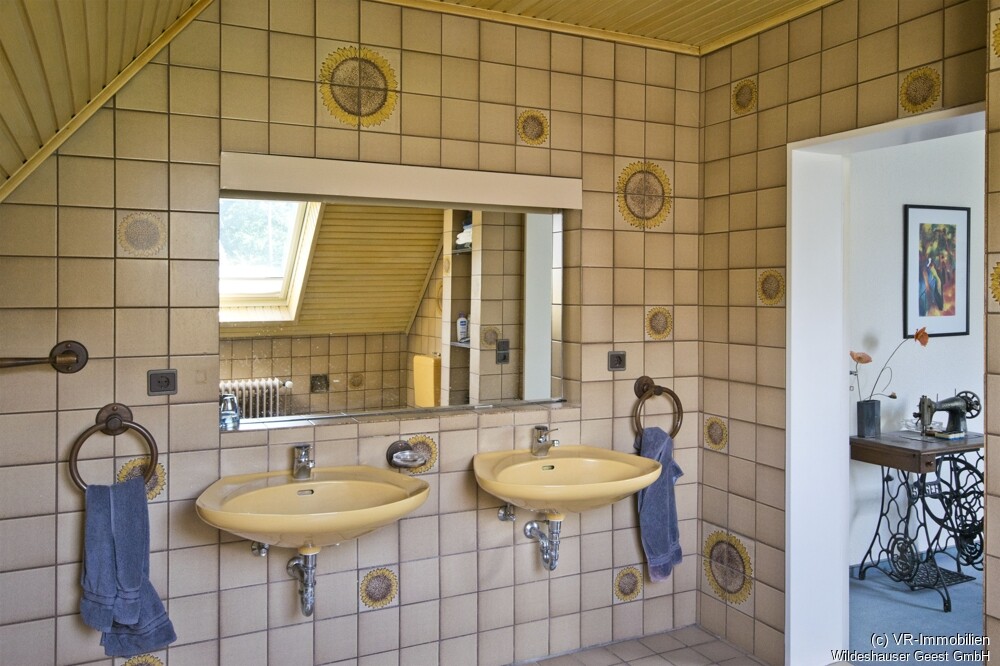 Badezimmer im DG