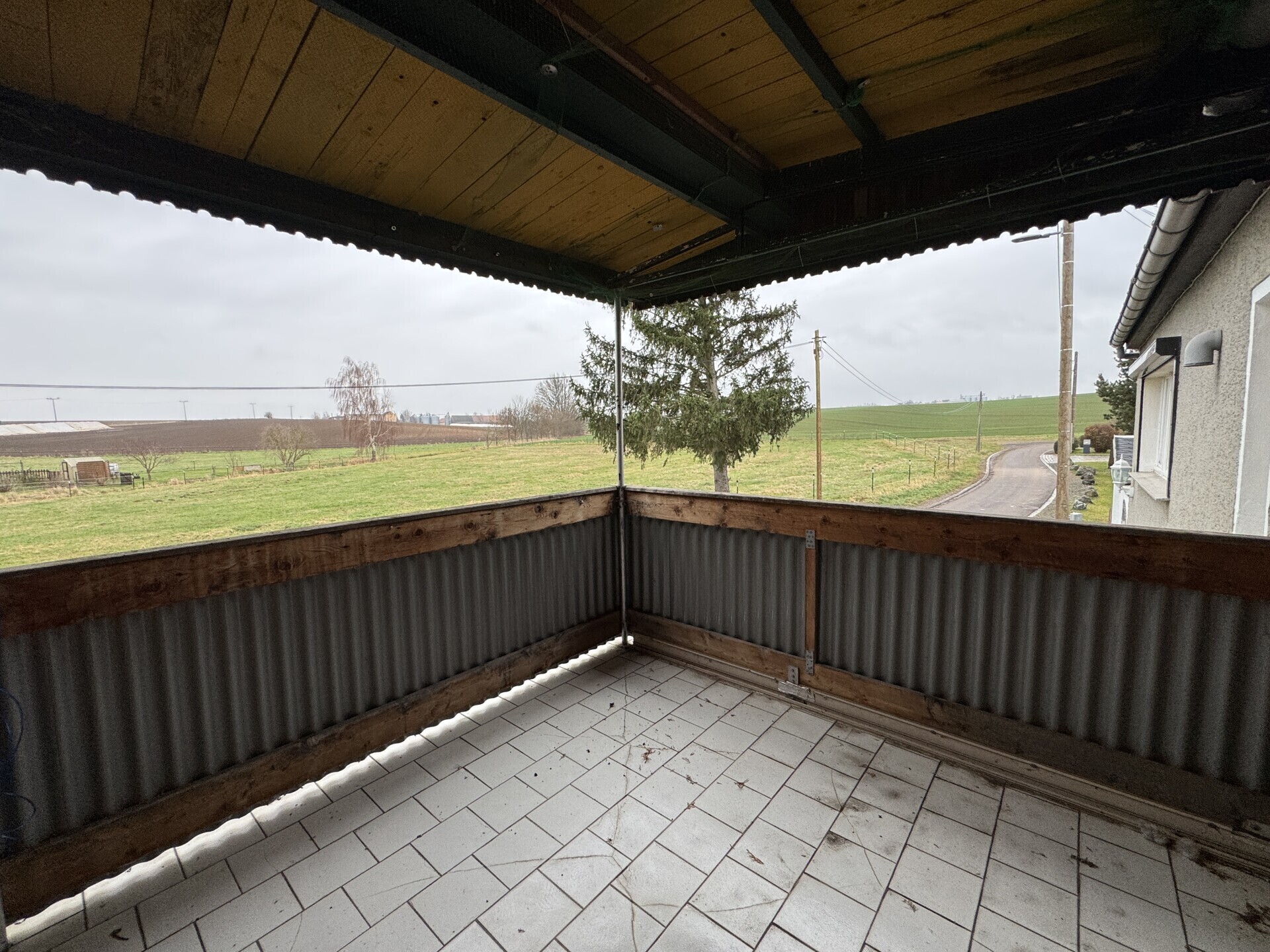 Terrasse am Obergeschoss