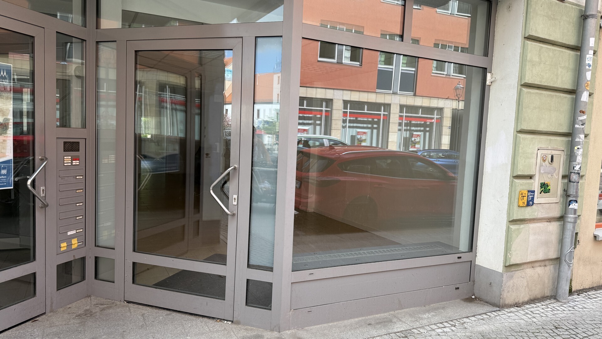 Schaufenster des Ladens