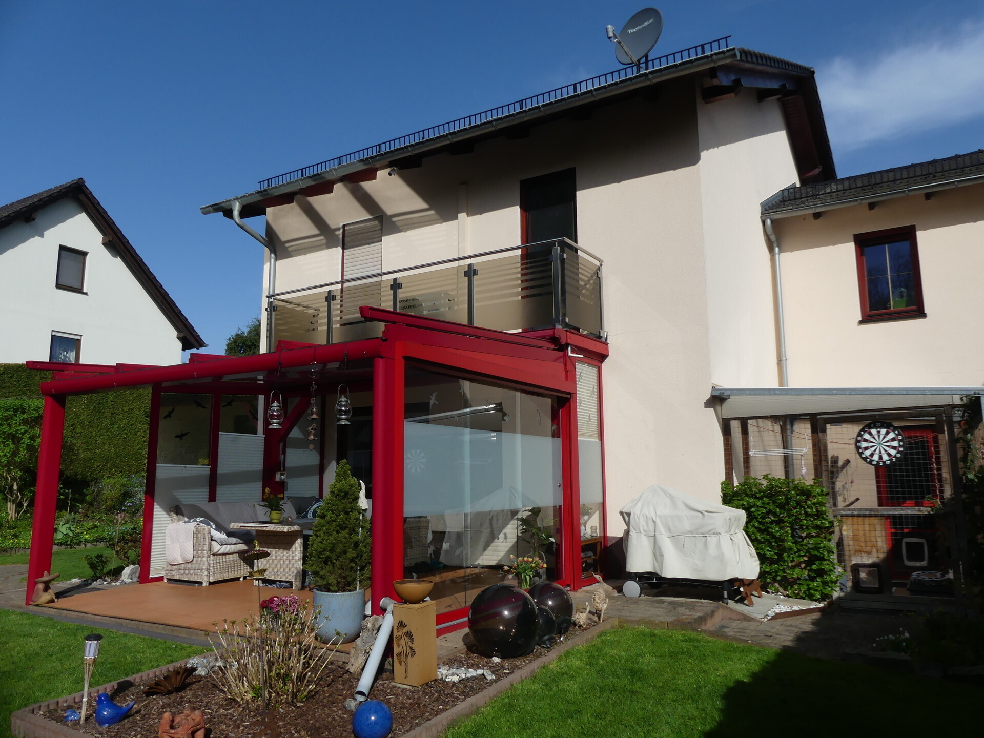 Hausansicht Gartenseite