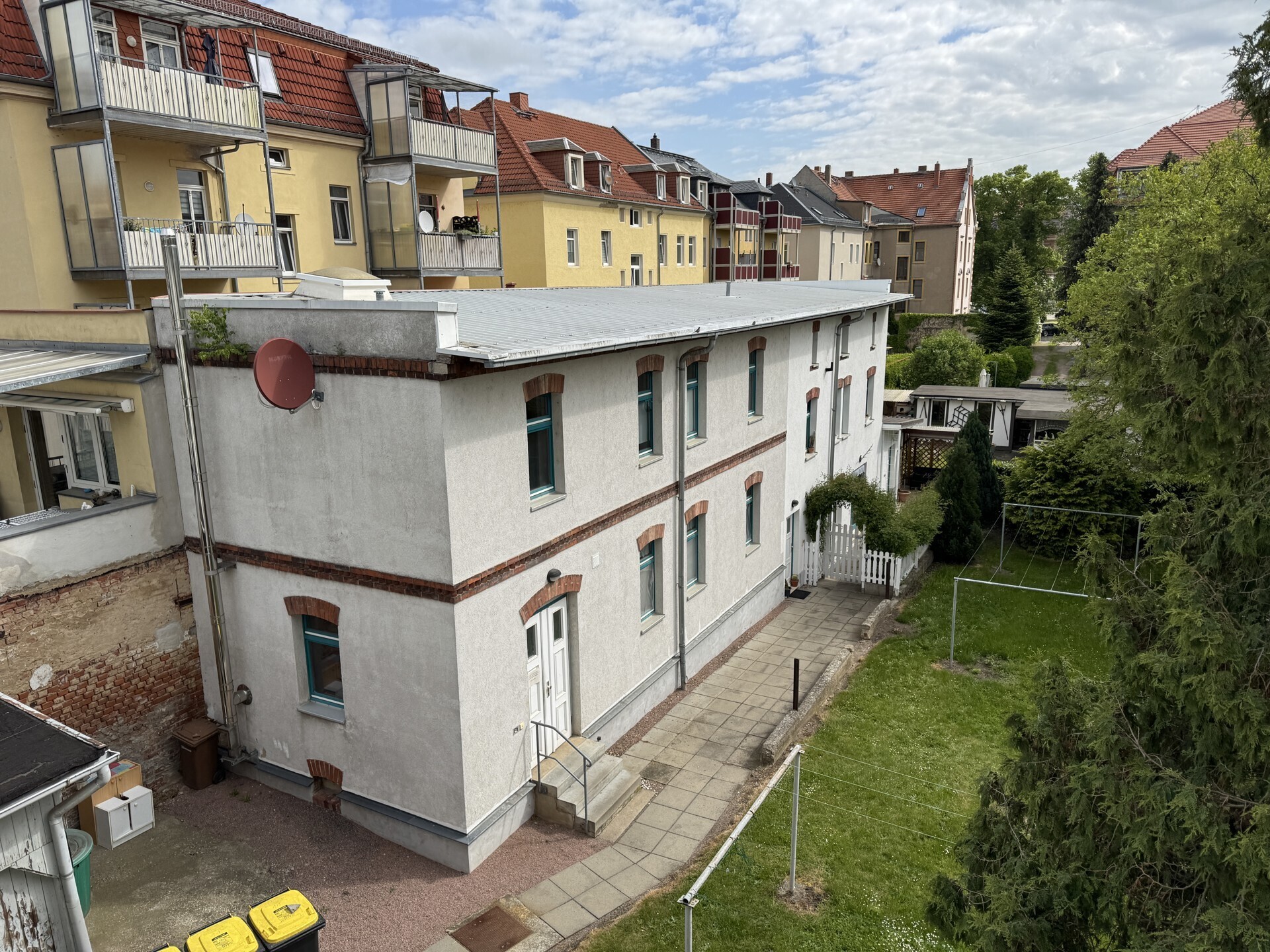 Blick zum Hinterhaus