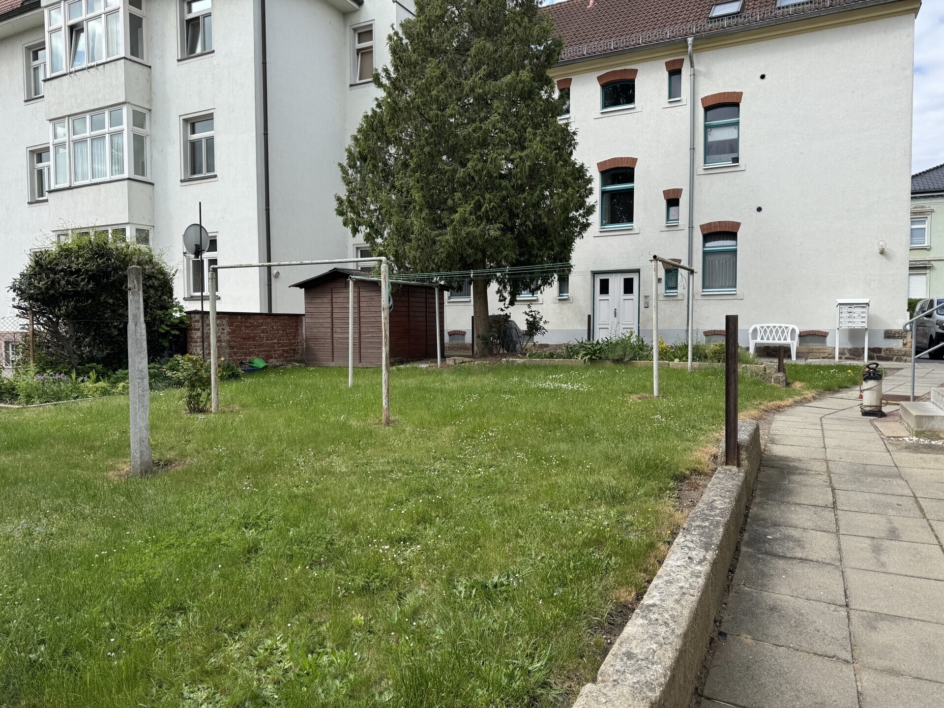 Wäscheplatz im Innenhof