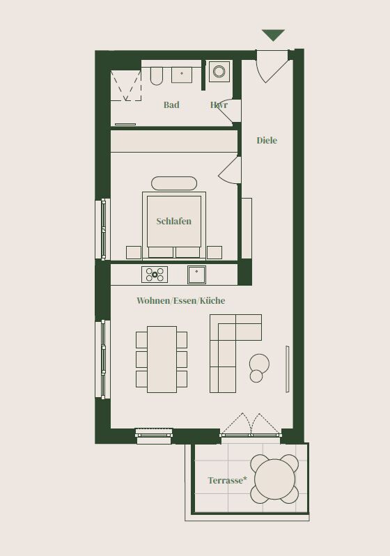 Grundriss WE 1.4.26