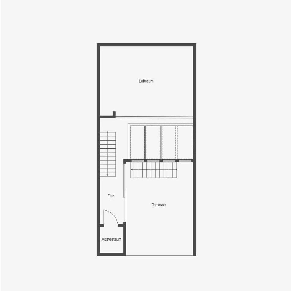 Grundriss Dachterrasse