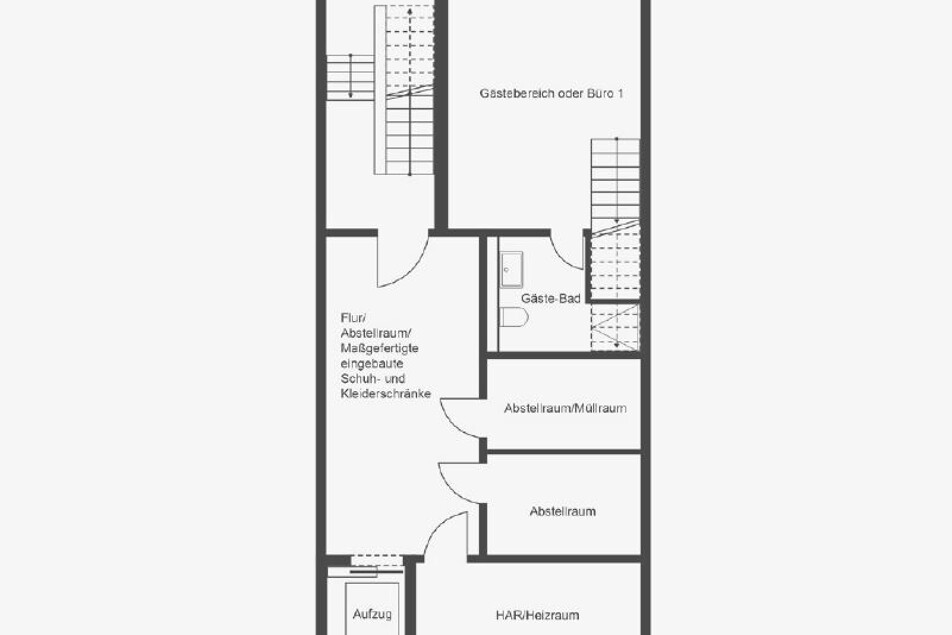 Grundriss Souterrain
